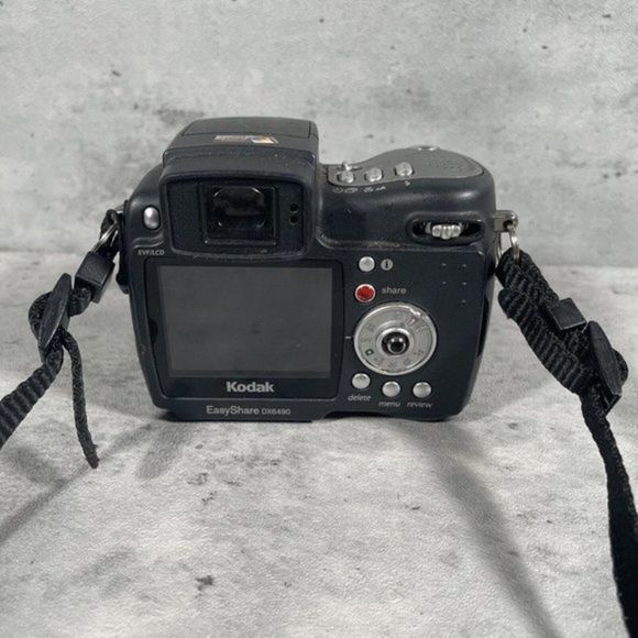 Genuine Kodak (DX6490)‎ 10X Easyshare Black Gray Digital Camera UNTESTED AS-IS - Picture 4 of 6